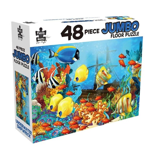 Puzzle Master Underwater Shipwreck Jumbo Floor Jigsaw Puzzle 48pcs (BMS012605)