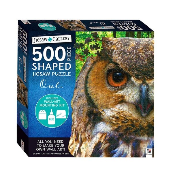 Hinkler Jigsaw Gallery Owl Jigsaw Puzzle 500 Pieces (ABW901140)
