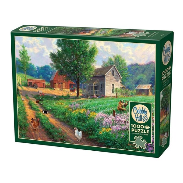 Cobble Hill Farm Country Jigsaw Puzzle incl Poster 1000 Pieces ...