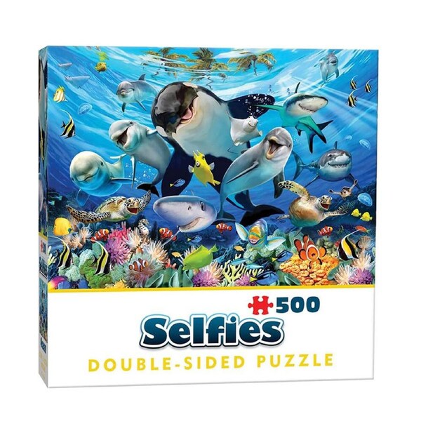 Cheatwell Selfies Ocean Double-Sided Jigsaw Puzzle 500 Pieces (CHE28460)