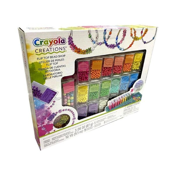 Crayola Creations Flip Top Bead Shop for Ages 8+ (CRA04-2963)
