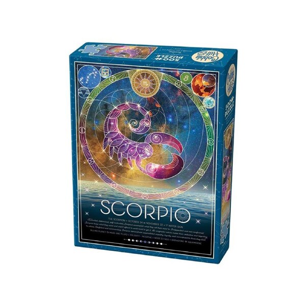 Cobble Hill Scorpio Zodiac Sign Jigsaw Puzzle 500 Pieces (COB45018)