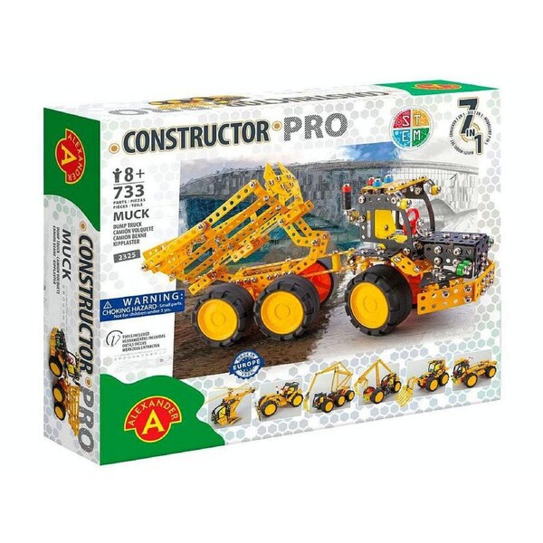 Alexander Constructor Pro 7-In-1 Muck Truck Set Toy 733pcs (CON023251)