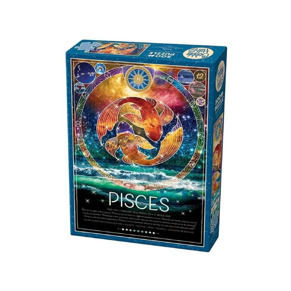Cobble Hill Pisces Zodiac Sign Jigsaw Puzzle 500 Pieces (COB45022)