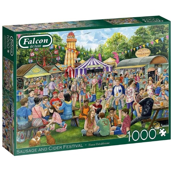 Falcon De Luxe Sausage & Cider Festival Jigsaw Puzzle 1000pcs (FAL11337)