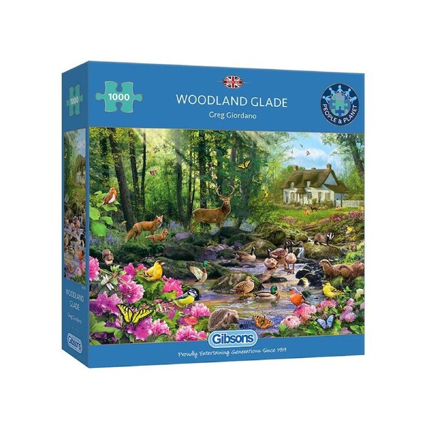 Gibsons Woodland Glade by Greg Giordano Jigsaw Puzzle 1000 Pieces (GIB063707)