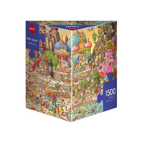 Heye Degano Yogaland Jigsaw Puzzle + Poster 1500 Pieces (HEY30047)