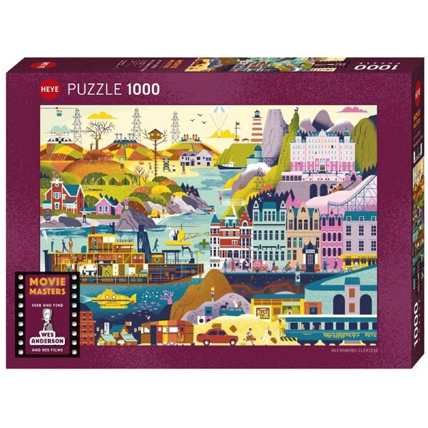 Heye Movie Masters Wes Anderson Jigsaw Puzzle 1000 Pieces (HEY30020)
