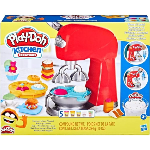 Play-Doh Kitchen Creations Magical Mixer Playset for Ages 3+ (HASF4718)