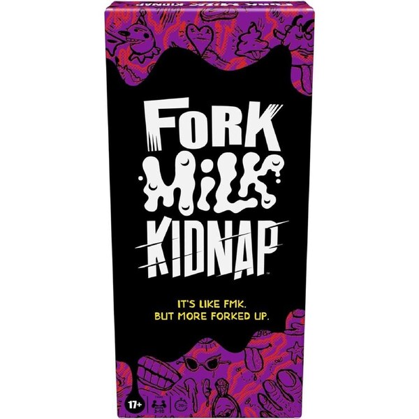 Hasbro Fork Milk Kidnap Party Game 3-10 Players Ages 17+ (HASF9449)