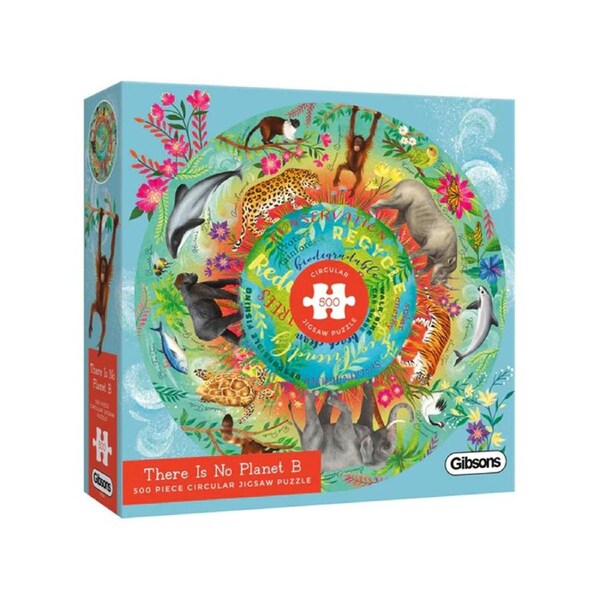 Gibsons There is No Planet B Circular Jigsaw Puzzle 500 Pieces (GIB037043)