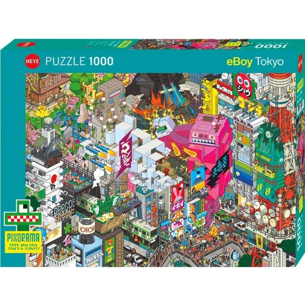 Heye Eboy Tokyo Quest Adult Jigsaw Puzzle 1000 Pieces (HEY29981)