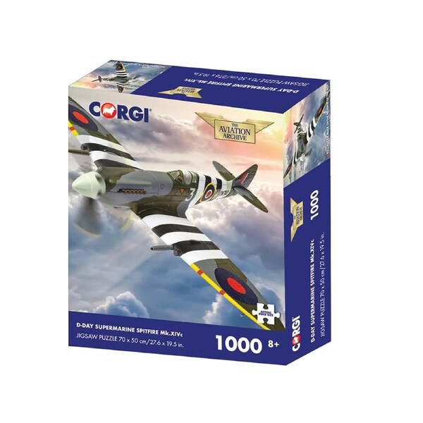 Holdson Corgi D-Day Supermarine Spitfire Mk.XIVC Jigsaw Puzzle 1000p (HOL331579)