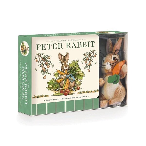 The Classic Tale of Peter Rabbit by Beatrix Potter Plush Gift Set (HAR432325)