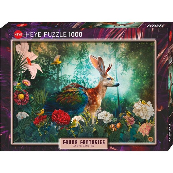 Heye Fauna Fantasies Jackalope by Andre Sanchez Jigsaw Puzzle 1000pcs (HEY29979)