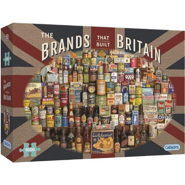 Gibsons The Brands That Built Britain Jigsaw Puzzle 1000 Pieces (GIB070736)