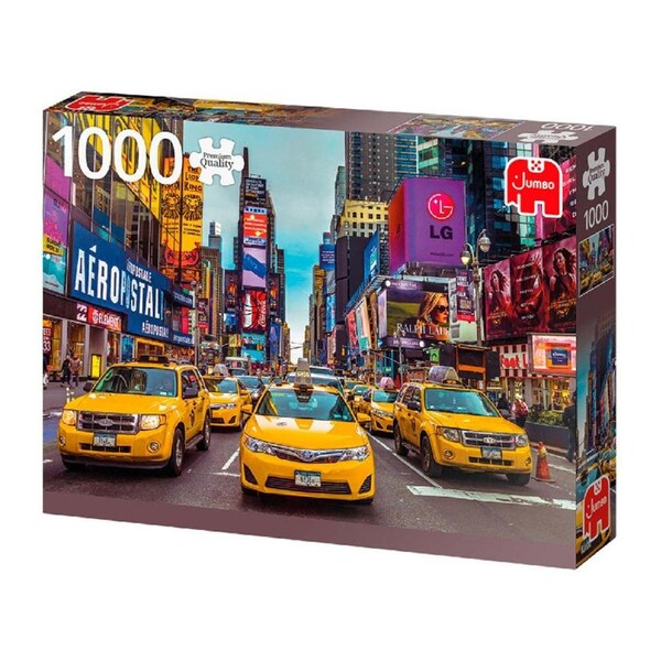 Jumbo New York Taxis Premium Jigsaw Puzzle 1000 Pieces (JUM18877)