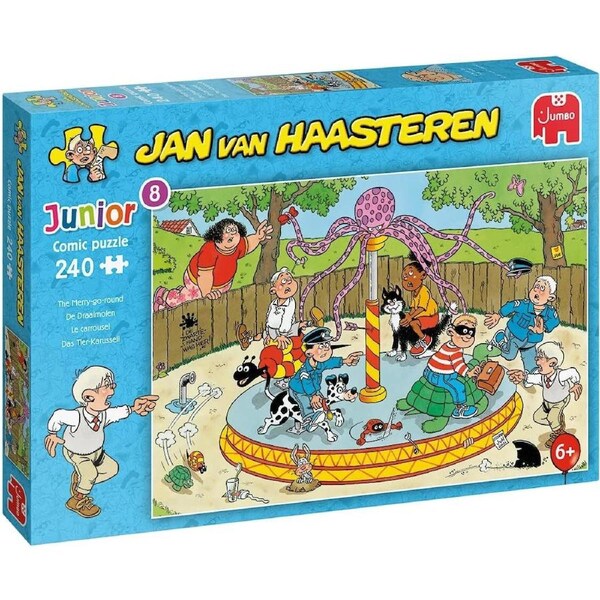 Jumbo Jan Van Haasteren Junior 8 Merry-Go-Round Jigsaw Puzzle 240pcs (JUM20079)