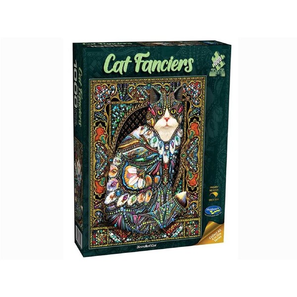Holdson Cat Fanciers Jewelled Cat Jigsaw Puzzle 1000 Pieces (HOL775408)