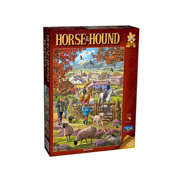 Holdson Horse & Hound Autumn Walk Jigsaw Puzzle 1000 Pieces (HOL777679)