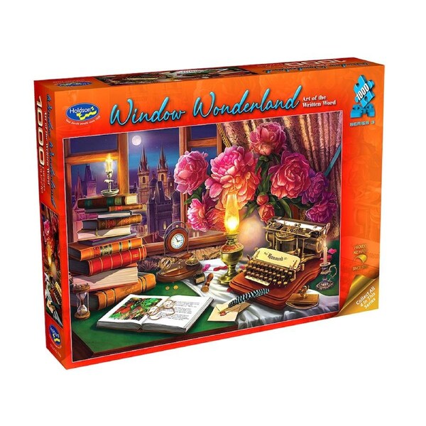 Holdson Window Wonderland Art of the Written Word Jigsaw Puzzle (HOL775590)