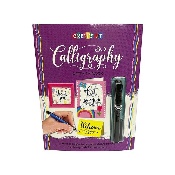 Lake Press Create It Calligraphy Activity Book for Children (LAK226420)