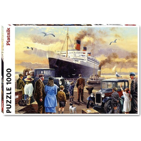 Piatnik Walsh R.M.S Queen Mary Jigsaw Puzzle 1000 Pieces (PIA556340)