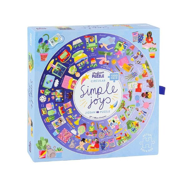Professor Puzzle The Simple Joys Circular Jigsaw Puzzle 1000pcs (PRO219668)
