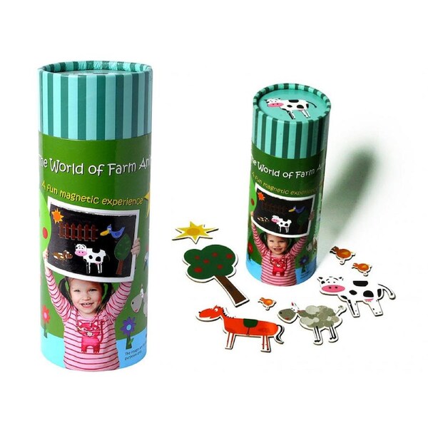 The Purple Cow World of Magnets Farm World Magnetic Kit for Ages 3+ (PUR890049)