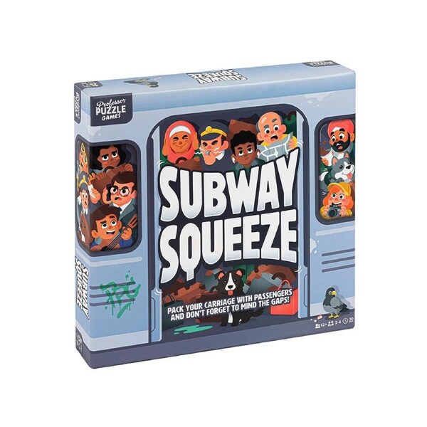 Professor Puzzle Subway Squeeze Strategy Game 2-4 Players Ages 12+ (PRO219583)