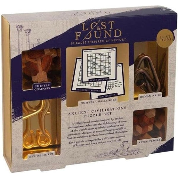 Professor Puzzle Lost & Found Ancient Civilisations Puzzle Set (PRO244134)