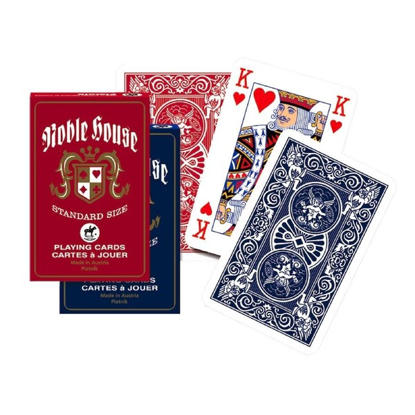 Piatnik Noble House Bridge Playing Cards Standard Size Single Deck (PIA1312)