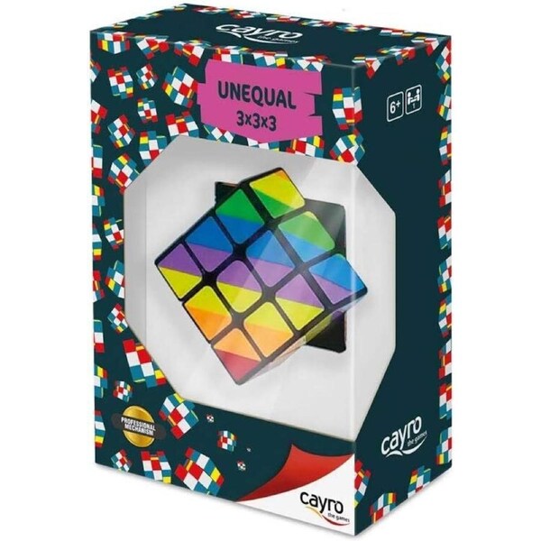 Cayro Cube Unequal 3x3x3 Brain Teaser Puzzle for Ages 6+ (PZ883131)