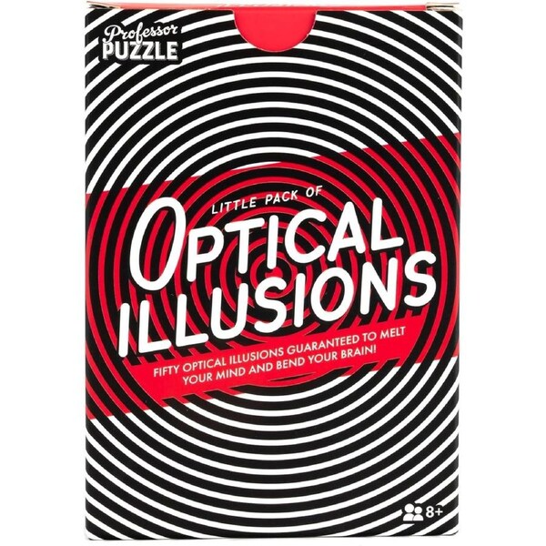 Professor Puzzle Little Pack of Optical Illusions Cards for Ages 8+ (PRO216339)