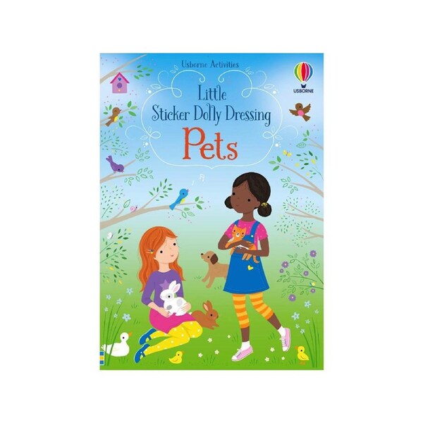 Usborne Activities Little Sticker Dolly Dressing Pets Childrens Book (USB996044)