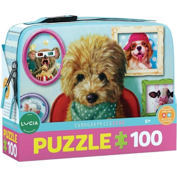 Eurographics Kids Dinner Time Lunch Bag Jigsaw Puzzle 100 Pieces (EUR65818)