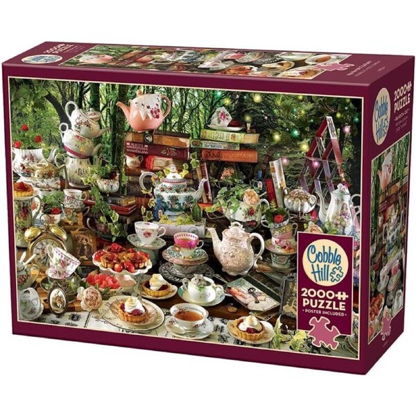 Cobble Hill Mad Hatters Tea Party Jigsaw Puzzle incl Poster 2000pcs (COB49004)