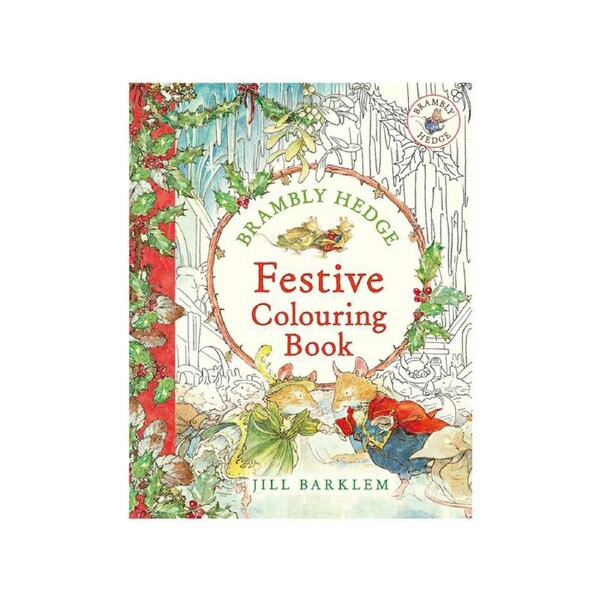 Usborne Brambly Hedge Festive Colouring Book by Jill Barklem (USB541460)