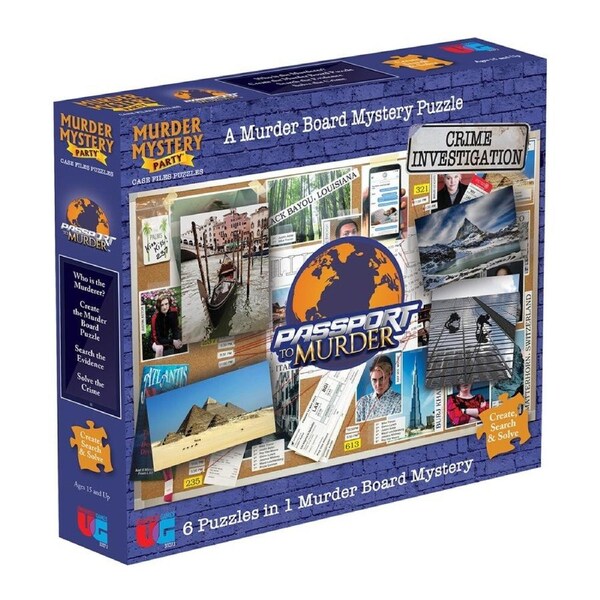 University Games Murder Mystery Case Files Passport to Murder Puzzle (UNI33273)