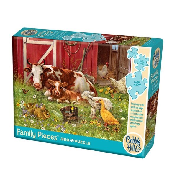 Cobble Hill Barnyard Babies Family Pieces Jigsaw Puzzle 350pcs (COB47026)