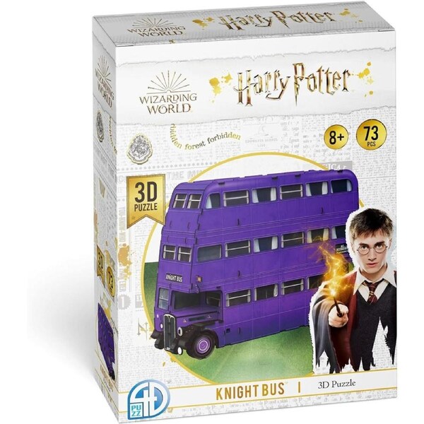 4D Cityscape Harry Potter Knight Bus 3D Puzzle 73 Pieces (UG4D51073)