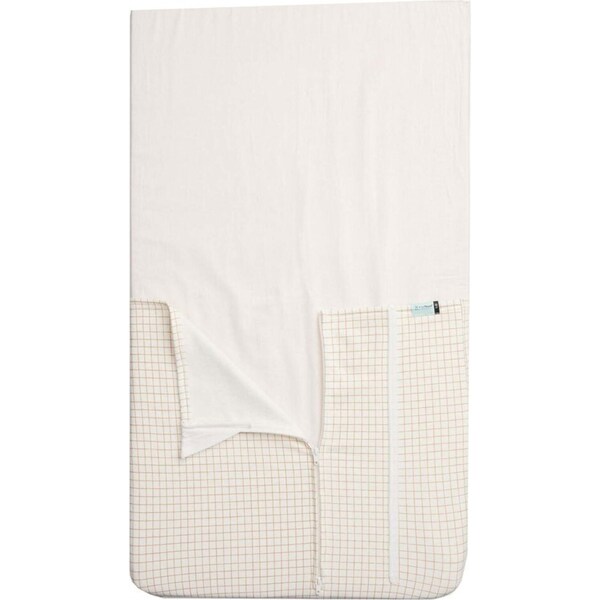 Ergopouch Baby/Infant/Newborn Tuck Sheet 0.2/1.0 TOG Bedding Cot Caramel Grid