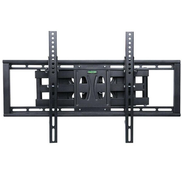 Fin Double Arm Tv Corner Wall Bracket Mount Tilt Swivel For 32-65" Plasma/ Lcd/ Led