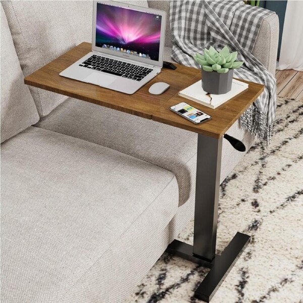 Fin Large Overbed Table Tilting Mobile Laptop Computer Desk Bedside Sofa Side Table