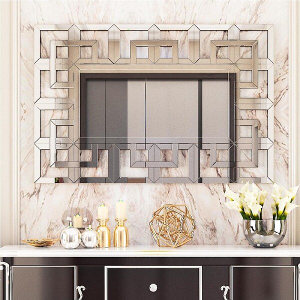 Fin Art Decorative Wall Mirrors Large Rectangle Venetian Accent Mirror F/ Hotel Home