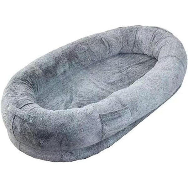 Fin Xxxl-Large Human Dog Bed Giant Orthopedic Pet Bed Ultra Soft Mattress Washable