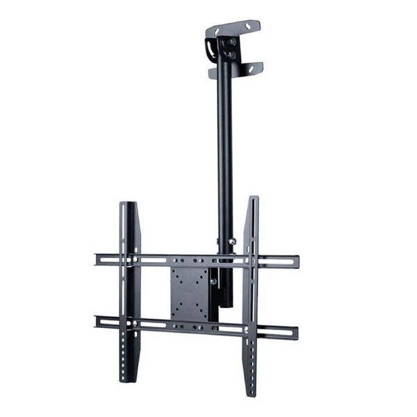 Fin Heavy Duty Tv Roof Ceiling Mount Tilt Swivel Adjustable Bracket Long Arm 27"-65"