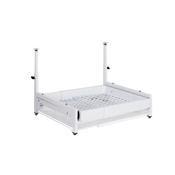 Fin Large Pull Out Cabinet Organizer Heavy Duty Slide Out Pantry Shelf W/ Drain Tray