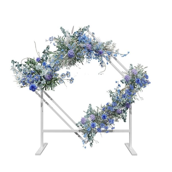 Fin Large Sturdy Diamond Wedding Arch Heavy Duty Iron Backdrop Stand Hardware Kit Au