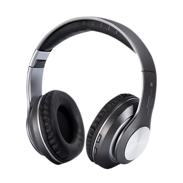 Dark Player Wireless Bluetooth Headphones Over Ear with FM Radio and MP3 Player / Card Reader